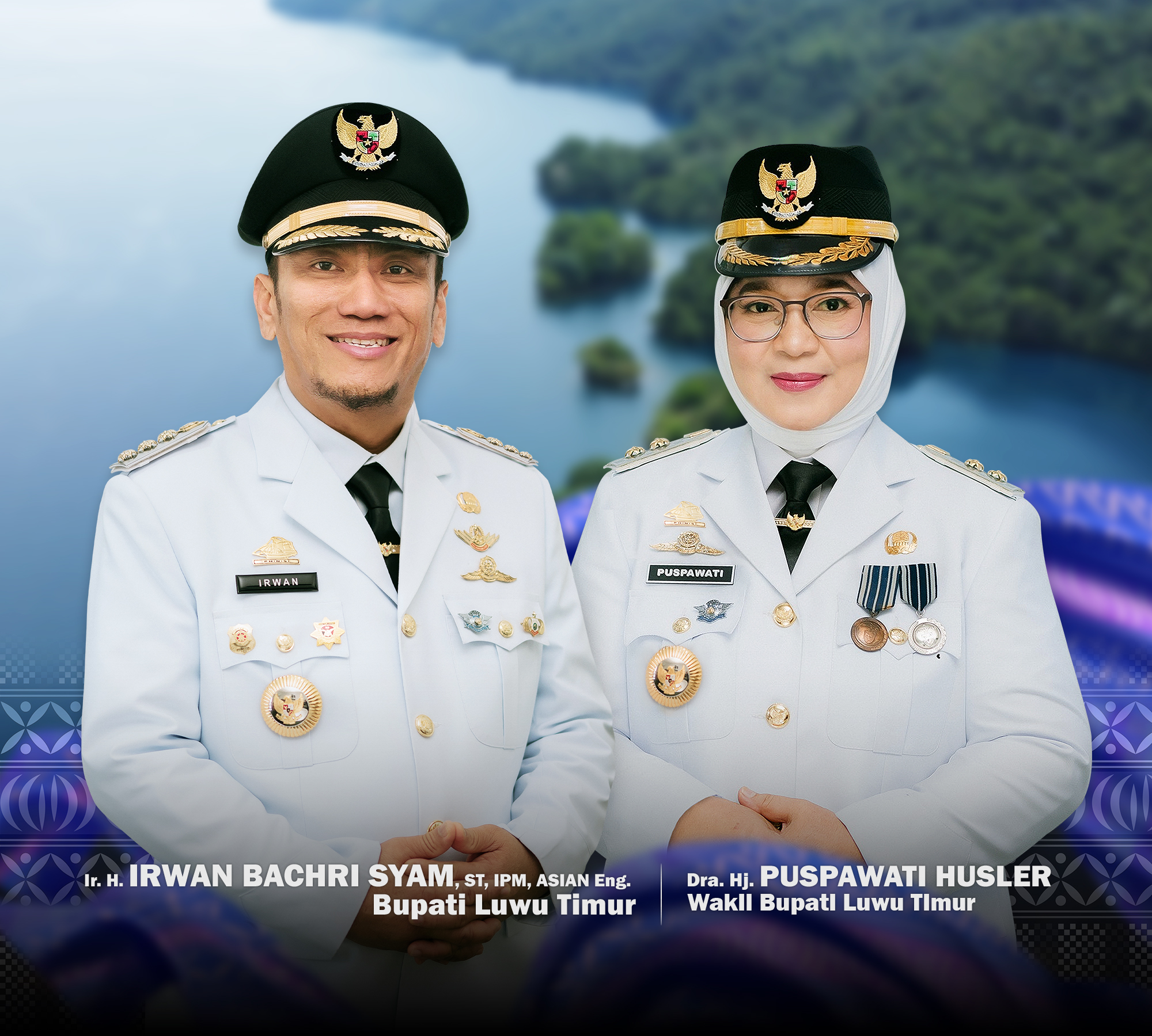 Foto Nama Bupati dan Wakil